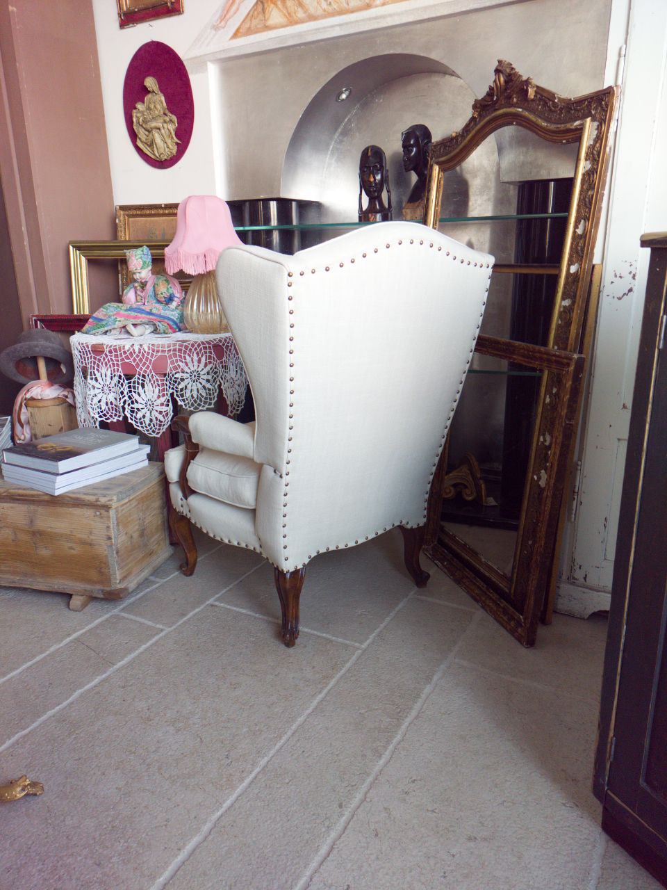 POLTRONA BERGERE IN TESSUTO - ART.4955